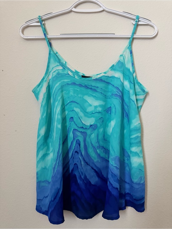 Apt. 9 Tops - Apt.9 Blue Watercolor Ombré Cami - Size S